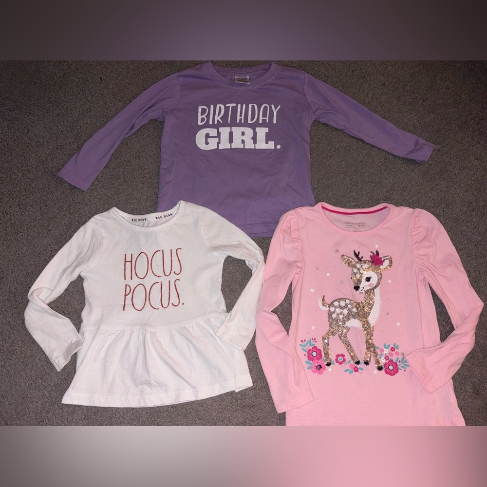 🎃🎄🎉 Girls Holiday Clothing Bundle – Size 4T | 3 Piece Lot 🍂